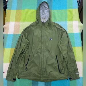 Carhartt J219 Waterproof Breathable Acadia Rain Jacket Nylon Men’s